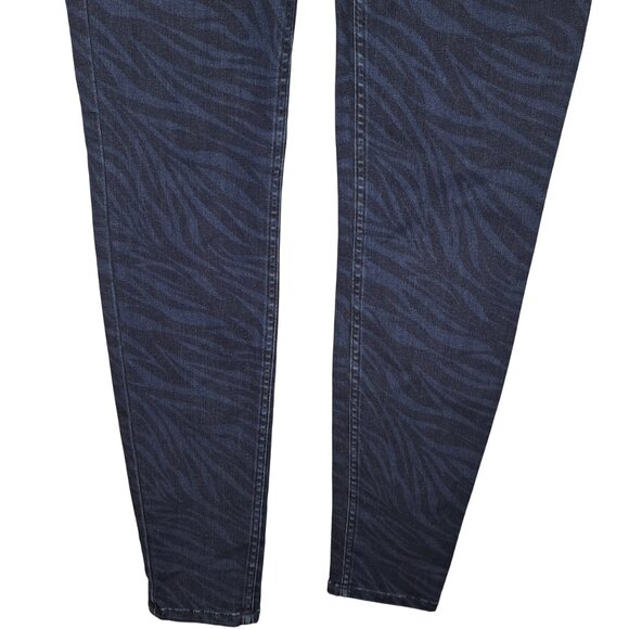 White House Black Market The Skinny Zebra Striped Jeans Size 4 - Picture 5 of 9
